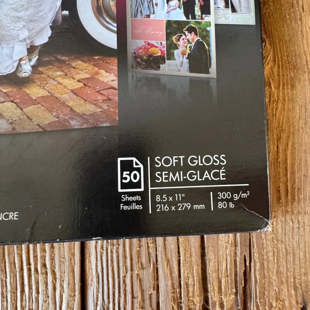 HP Premium Plus Photo Paper Soft Gloss 8.5x11 46 Sheets CR667A Inkjet 80lb